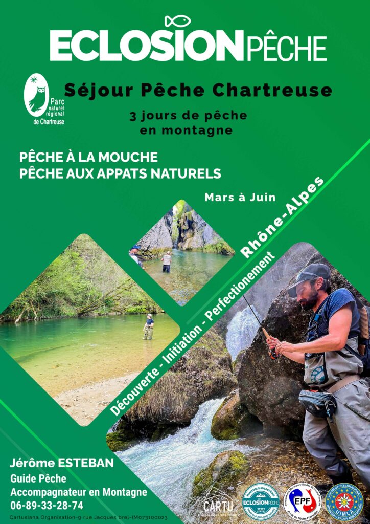 séjour pêche rhone alpes