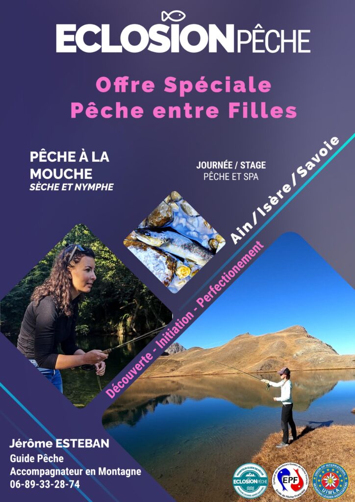 pêche fille détente spa