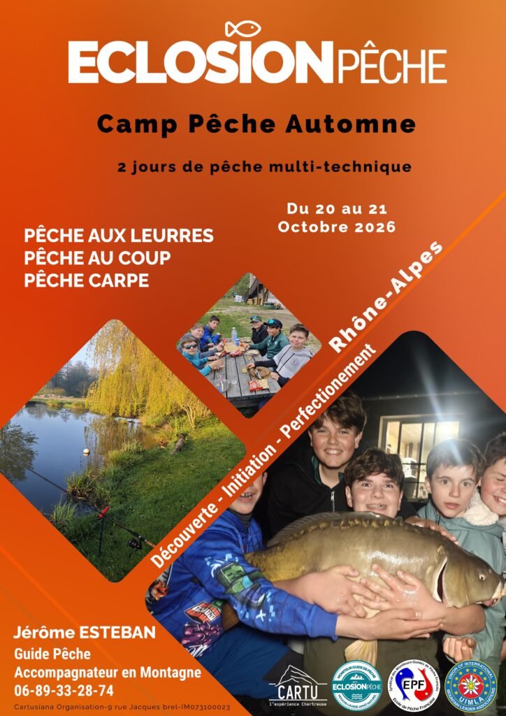 Camp pêche stage de pêche
